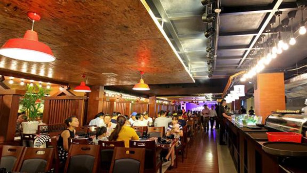 Không gian nhà hàng Kings BBQ Đà Lạt