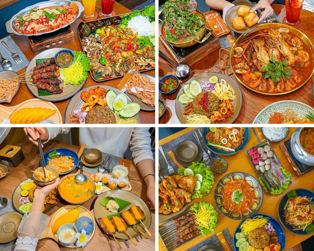 The Thai Cuisine Đà Lạt mang đến menu các món Thái ngon đa dạng